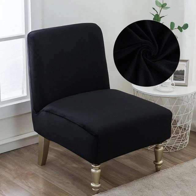Housse de Fauteuil Crapaud Velours Noir Housse De Fauteuil Crapaud Velours Noir -Housse Moderne Magasin Housse Fauteuil Crapaud Sans Accoudoir Housse Moderne