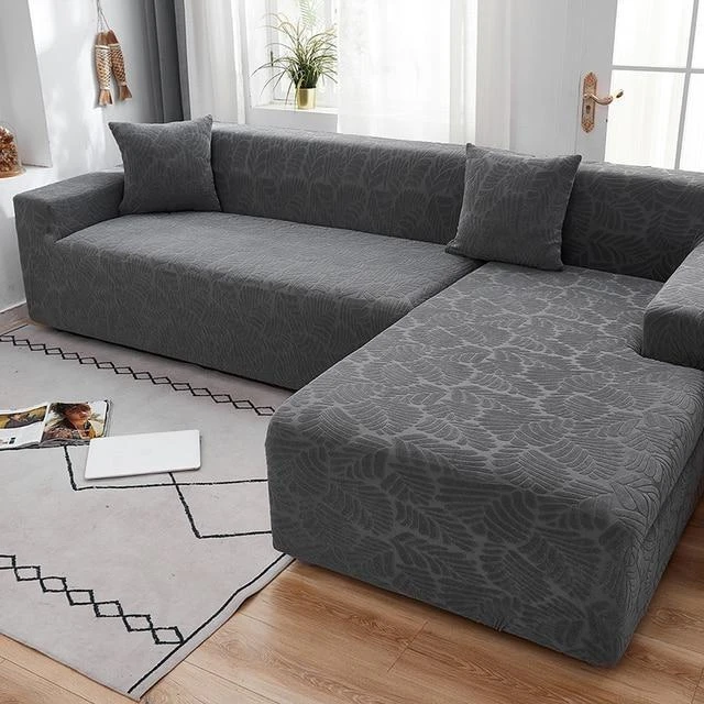 Housse de Canapé d'Angle Velours Imprimé de Fleurs Gris Housse De Canapé D'Angle Velours Imprimé De Fleurs Gris -Housse Moderne Magasin Housse de Canape dAngle Velours Imprime de Fleurs Gris Housse Moderne