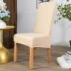 Housse De Chaise Grande Taille Beige