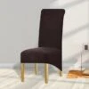 Housse De Chaise Grande Taille Jacquard Marron Foncé -Housse Moderne Magasin Housse de Chaise Grande Taille Jacquard Marron Fonce Housse Moderne