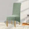 Housse De Chaise Grande Taille Jacquard Vert Amande 1 Housse De Chaise Grande Taille Jacquard Vert Amande -Housse Moderne Magasin Housse de Chaise Grande Taille Jacquard Vert Amande Housse Moderne