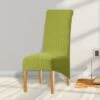 Housse De Chaise Grande Taille Jacquard Vert Anis 2 Housse De Chaise Grande Taille Jacquard Vert Anis -Housse Moderne Magasin Housse de Chaise Grande Taille Jacquard Vert Anis Housse Moderne