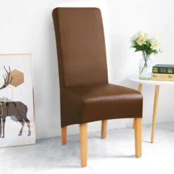 Housse De Chaise Grande Taille Simili Cuir -Housse Moderne Magasin Housse de Chaise Grande Taille Simili Cuir Housse Moderne 3