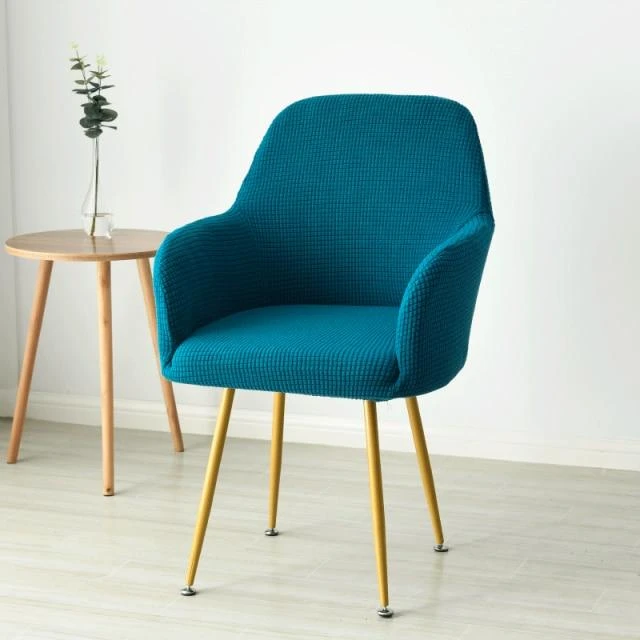 Housse de Chaise Scandinave Bleu Canard Housse De Chaise Scandinave Bleu Canard -Housse Moderne Magasin Housse de Chaise Scandinave Bleu Canard Housse Moderne
