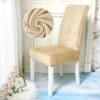 Housse De Chaise Velours Crème -Housse Moderne Magasin Housse de Chaise Velours Creme Housse Moderne