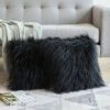 Housse De Coussin 45x45 Polaire Noir 1 Housse De Coussin 45x45 Polaire Noir -Housse Moderne Magasin Housse de Coussin 45x45 Polaire Noir Housse Moderne
