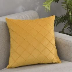 Housse De Coussin 45x45cm Jonson Jaune