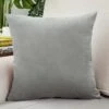 Housse De Coussin Velours 30x50cm Gris -Housse Moderne Magasin Housse de Coussin Velours 30x50cm Gris Housse Moderne
