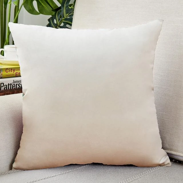 Housse de Coussin Velours 40x40cm Blanc Housse De Coussin Velours 40x40cm Blanc -Housse Moderne Magasin Housse de Coussin Velours 40x40cm Blanc Housse Moderne