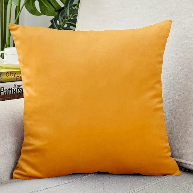 Housse de Coussin Velours 40x40cm Jaune Pastel Housse De Coussin Velours 40x40cm Jaune Pastel -Housse Moderne Magasin Housse de Coussin Velours 40x40cm Jaune Pastel Housse Moderne
