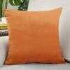 Housse De Coussin Velours 40x40cm Orange Pêche 2 Housse De Coussin Velours 40x40cm Orange Pêche -Housse Moderne Magasin Housse de Coussin Velours 40x40cm Orange Peche Housse Moderne