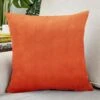 Housse De Coussin Velours 45x45cm Orange -Housse Moderne Magasin Housse de Coussin Velours 45x45cm Orange Housse Moderne