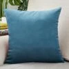 Housse De Coussin Velours 50x50cm Bleu Océan -Housse Moderne Magasin Housse de Coussin Velours 50x50cm Bleu Ocean Housse Moderne