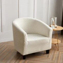 Housse De Fauteuil Cabriolet Damier Blanc Cassé