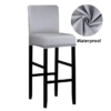 Housse De Tabouret De Bar Simili Cuir Gris -Housse Moderne Magasin Housse de Tabouret de Bar Simili Cuir Gris Housse Moderne 1