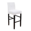 Housse De Tabouret De Bar Velours Blanc