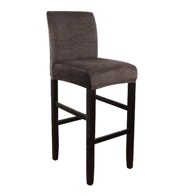 Housse de Tabouret de Bar Velours Marron Foncé Housse De Tabouret De Bar Velours Marron Foncé -Housse Moderne Magasin Housse de Tabouret de Bar Velours Marron Fonce Housse Moderne