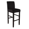 Housse De Tabouret De Bar Velours Noir -Housse Moderne Magasin Housse de Tabouret de Bar Velours Noir Housse Moderne