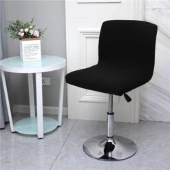 Housse Pour Tabouret De Bar Noir