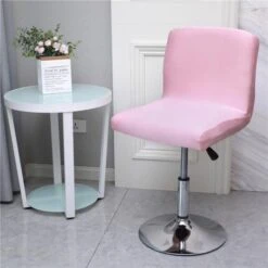 Housse Pour Tabouret De Bar Rose