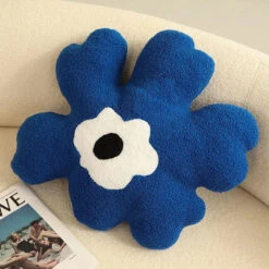 Jeté De Canapé Fuga -Housse Moderne Magasin coussin fleur bleu housse moderne 1
