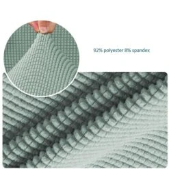 Housse Pour Fauteuil Crapaud Jacquard Vert Laurier 5 Housse Pour Fauteuil Crapaud Jacquard Vert Laurier -Housse Moderne Magasin fauteuil crapaud housse housse moderne 1