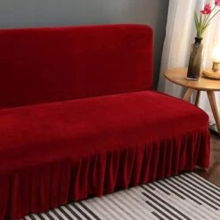 Housse De Canapé Clic Clac Et Bz Velours Bordeaux -Housse Moderne Magasin housse bz maison du monde housse moderne 2
