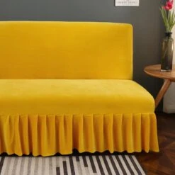 Housse De Canapé Clic Clac Et Bz Velours Jaune 4 Housse De Canapé Clic Clac Et Bz Velours Jaune -Housse Moderne Magasin housse bz originale housse moderne 1