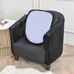 Housse Pour Fauteuil Cabriolet Noir Velours -Housse Moderne Magasin housse cabriolet housse moderne 2