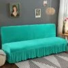 Housse De Canapé Clic Clac Et Bz Velours Turquoise -Housse Moderne Magasin housse de bz pas cher housse moderne
