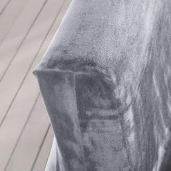 Housse De Canapé Clic Clac Et Bz Velours Gris -Housse Moderne Magasin housse de canape clic clac velours gris housse moderne 2