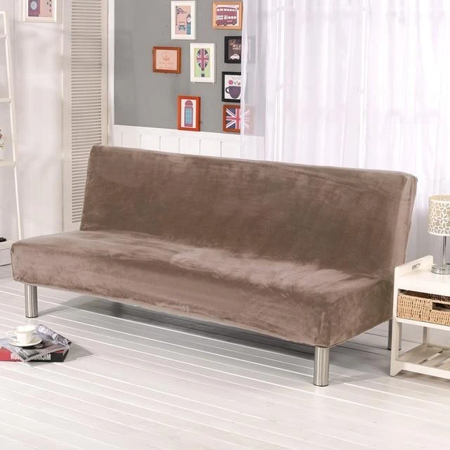 Housse de Canapé Clic Clac et Bz Velours Marron Housse De Canapé Clic Clac Et Bz Velours Marron -Housse Moderne Magasin housse de canape clic clac velours marron housse moderne