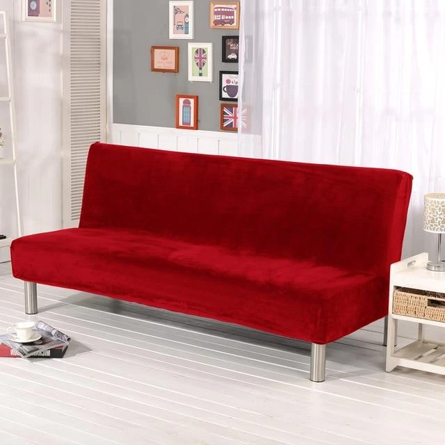 Housse de Canapé Clic Clac et Bz Velours Rouge Housse De Canapé Clic Clac Et Bz Velours Rouge -Housse Moderne Magasin housse de canape clic clac velours rouge housse moderne