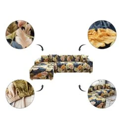 Housse De Canapé D'Angle Extensible Fulla 4 Housse De Canapé D'Angle Extensible Fulla -Housse Moderne Magasin housse de canape dangle arrondi housse moderne 2