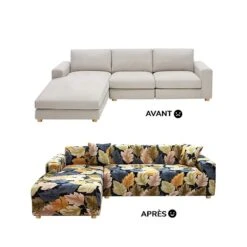 Housse De Canapé D'Angle Extensible Fulla 5 Housse De Canapé D'Angle Extensible Fulla -Housse Moderne Magasin housse de canape dangle arrondi housse moderne 3