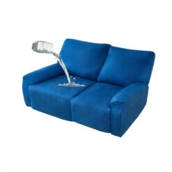 Housse De Fauteuil Relax En Similicuir Bleu -Housse Moderne Magasin housse de canape et fauteuil relax housse moderne 2