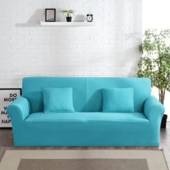 Housse De Canapé Turquoise