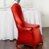 Housse De Chaise De Mariage Rouge Métallique 1 Housse De Chaise De Mariage Rouge Métallique -Housse Moderne Magasin housse de chaise pour mariage housse moderne 1
