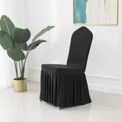 Lot De 100 Housses De Chaise De Mariage Noir