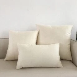 Housse De Coussin 30x50 Blanc