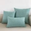 Housse De Coussin 30x50 Bleu Azur