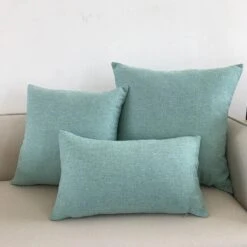 Housse De Coussin 30x50 Bleu Azur