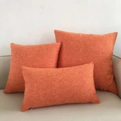Housse De Coussin 30x50 Orange