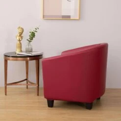 Housse De Fauteuil Cabriolet Pu Cuir Bordeaux 4 Housse De Fauteuil Cabriolet Pu Cuir Bordeaux -Housse Moderne Magasin housse de fauteuil cabriolet bordeaux housse moderne 5