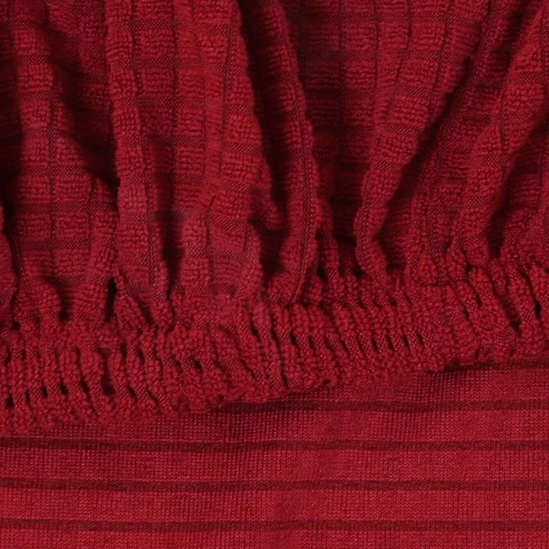 Housse Pour Fauteuil Crapaud Jacquard Rouge Housse Pour Fauteuil Crapaud Jacquard Rouge -Housse Moderne Magasin housse de fauteuil crapaud housse moderne 3