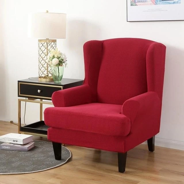 Housse Pour Fauteuil Crapaud Jacquard Rouge Housse Pour Fauteuil Crapaud Jacquard Rouge -Housse Moderne Magasin housse de fauteuil crapaud housse moderne