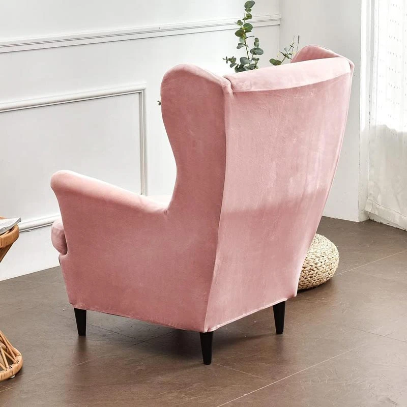 Housse de Fauteuil Crapaud Velours Rose Housse De Fauteuil Crapaud Velours Rose -Housse Moderne Magasin housse de fauteuil crapaud velours rose housse moderne 5