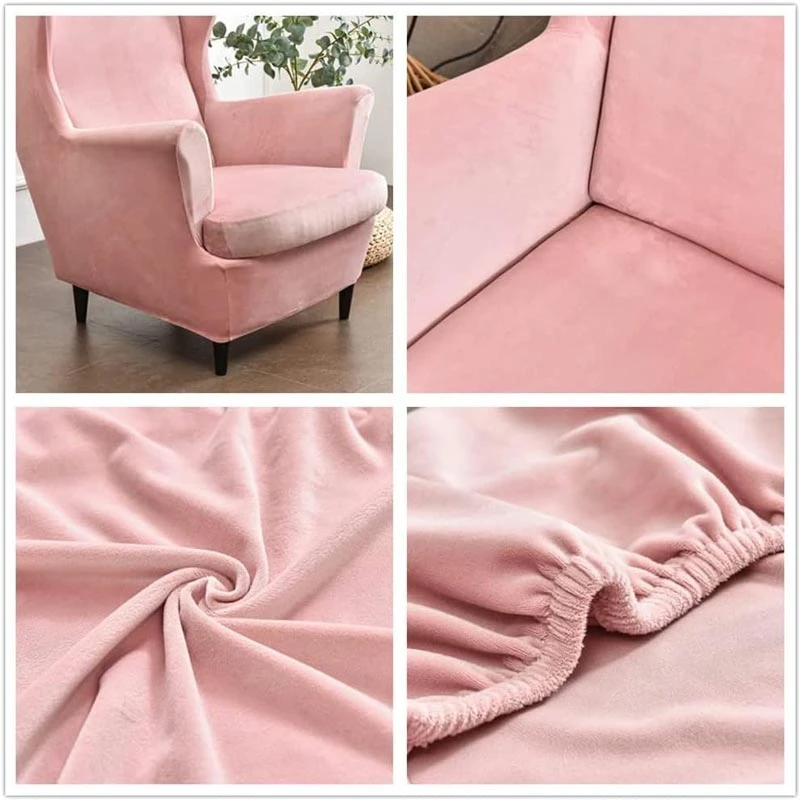 Housse de Fauteuil Crapaud Velours Rose Housse De Fauteuil Crapaud Velours Rose -Housse Moderne Magasin housse de fauteuil crapaud velours rose housse moderne 6