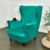 Housse De Fauteuil Crapaud Velours Vert 1 Housse De Fauteuil Crapaud Velours Vert -Housse Moderne Magasin housse de fauteuil crapaud velours vert housse moderne 1
