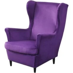 Housse De Fauteuil Crapaud Velours Violet -Housse Moderne Magasin housse de fauteuil crapaud velours violet housse moderne 7